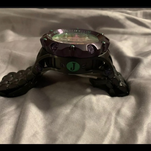 Invicta Reserve DC Comics Venom Hybrid Joker 52mm Purple/Green Stainless... - Picture 5 of 6